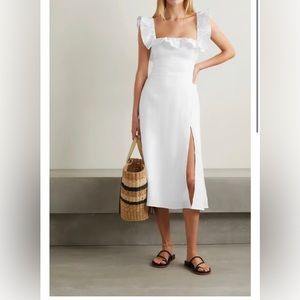 Reformation Linen Amethyst Dress